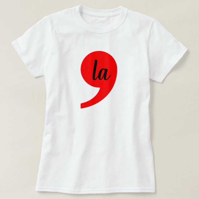 Kamala Harris 2024 President Comma La Funny T Shirt (Design framsida)