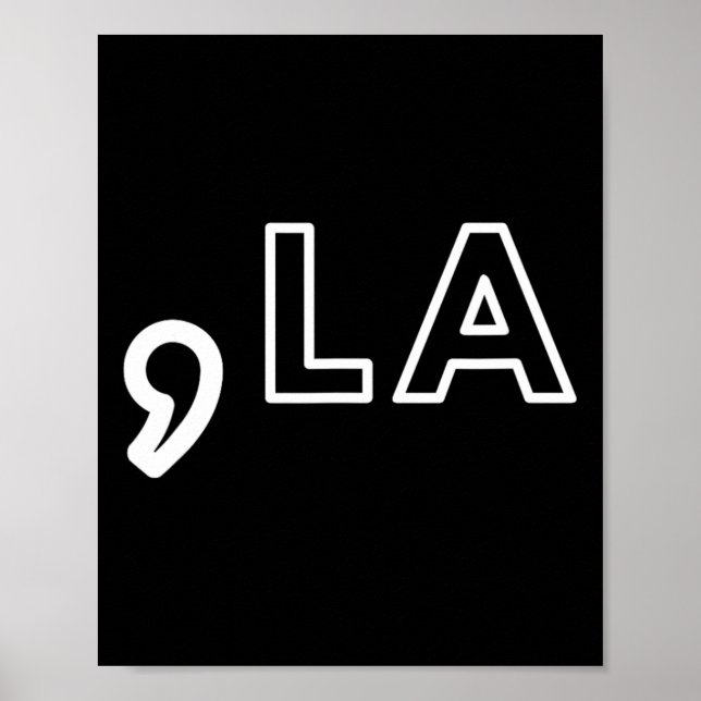 Kamala Harris 2024 President Comma Poster (Framsidan)