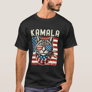 Kamala Harris 2024 President Kamala Cat Dam 2024 T Shirt