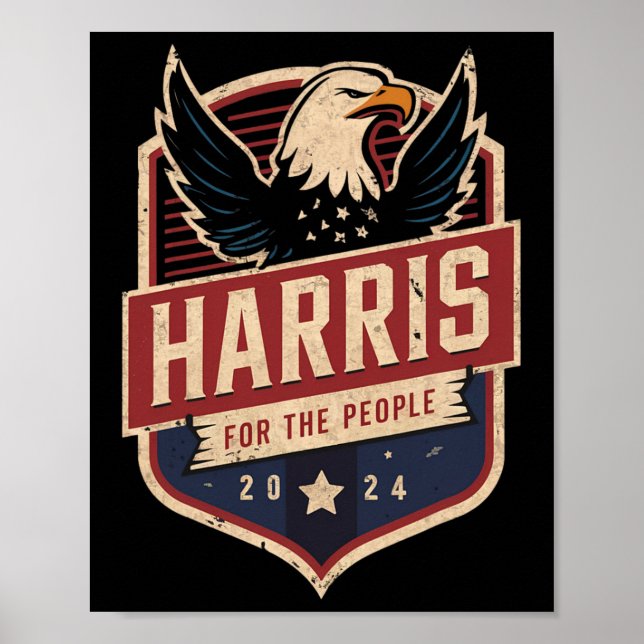 Kamala Harris 2024 Presidenten Kampanj Poster (Framsidan)