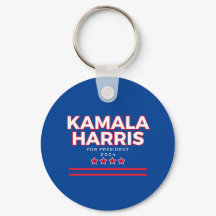 Kamala Harris 2024 Presidentens Kampanj Keychain