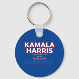 Kamala Harris 2024 Presidentens Kampanj Keychain Nyckelring