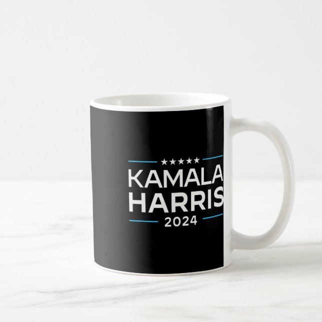 Kamala Harris 2024 Presidentval Manar Wome Kaffemugg (Höger)