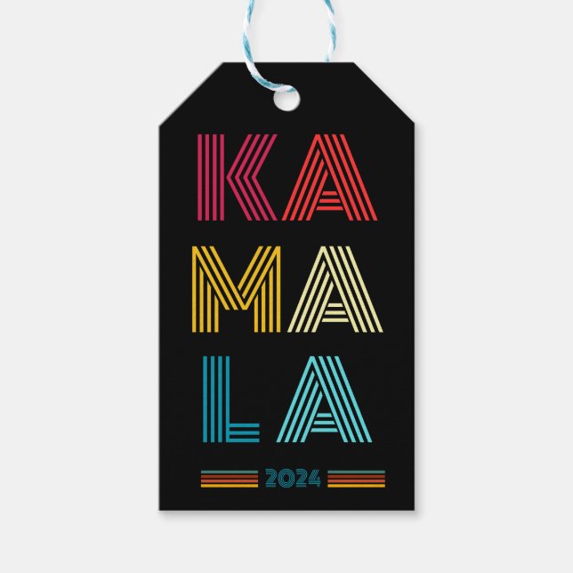 Kamala Harris 2024 Presidentval Presentetikett (Framsidan)