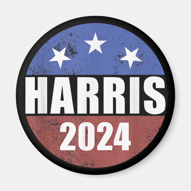 Kamala Harris 2024 presidentvalet Magnet (Framsidan)