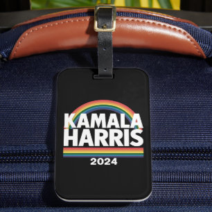 Kamala Harris 2024 Regnbåge HBTQ Pride-val Bagagebricka
