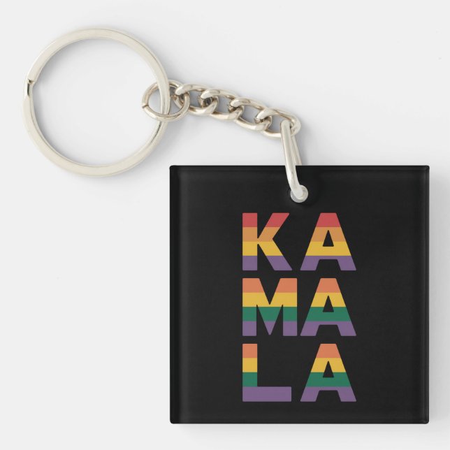 Kamala Harris 2024 Regnbågsflagga Gay Pride LGBT  (Framsidan)