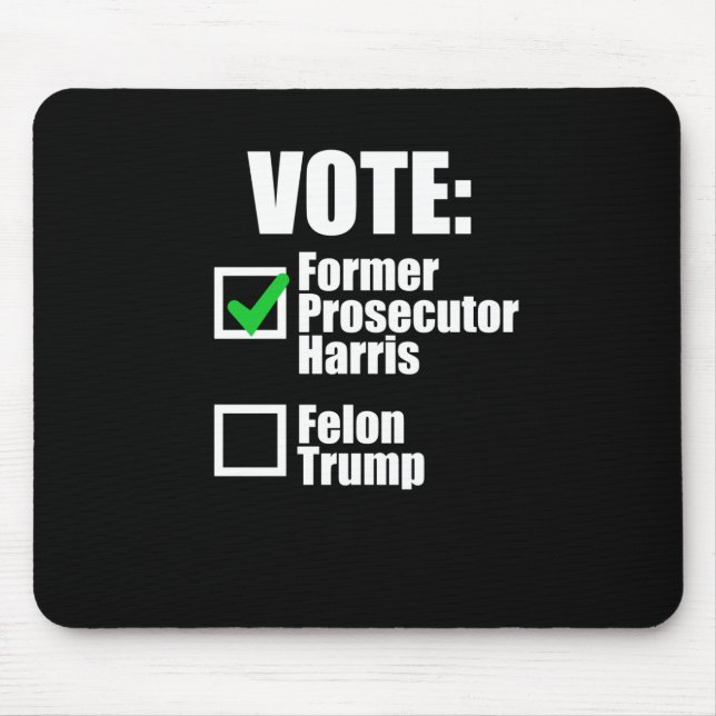 Kamala Harris 2024 - Rösta före detta åklagare Har Musmatta (Framsidan)
