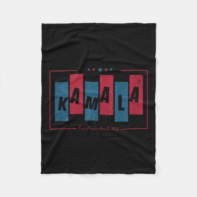 Kamala Harris 2024 Shattering the Gl Ceiling Tank Fleecefilt (Framsidan)