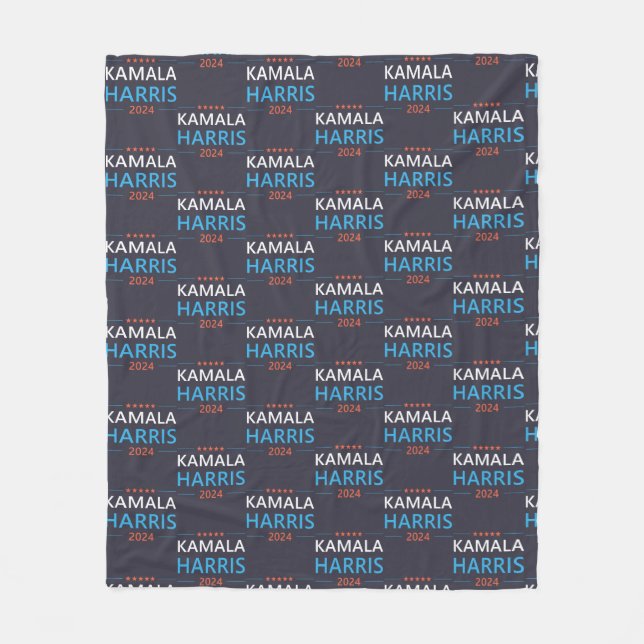 Kamala Harris 2024 som president Fleecefilt (Framsidan)