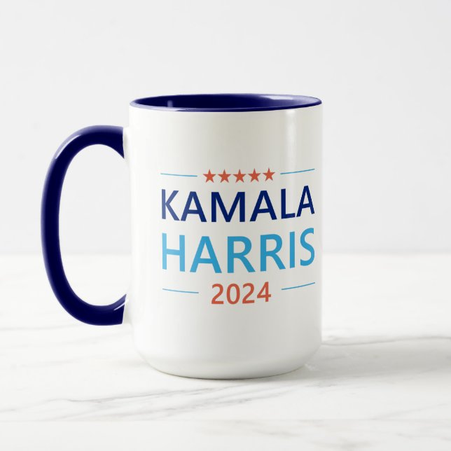 Kamala Harris 2024 som president Mugg (Vänster)