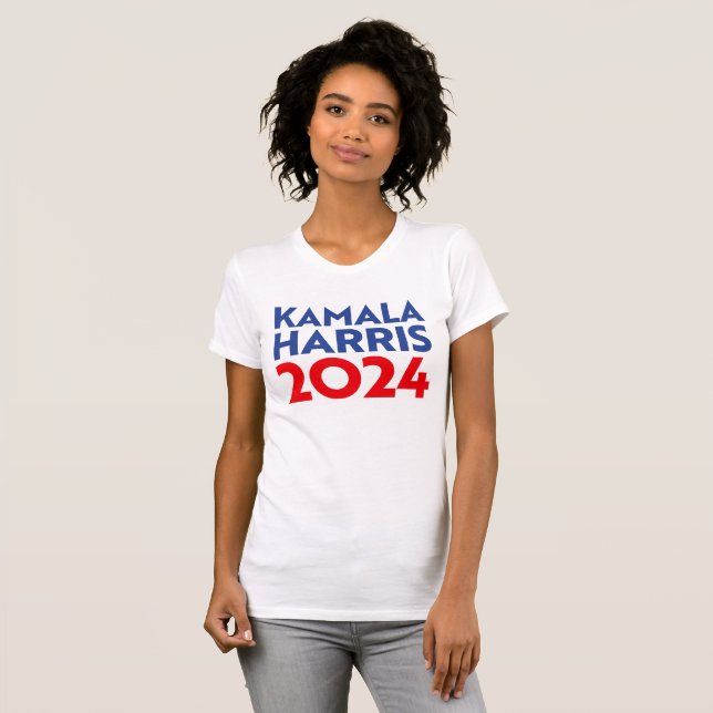 Kamala Harris 2024 T Shirt (Hel framsida)