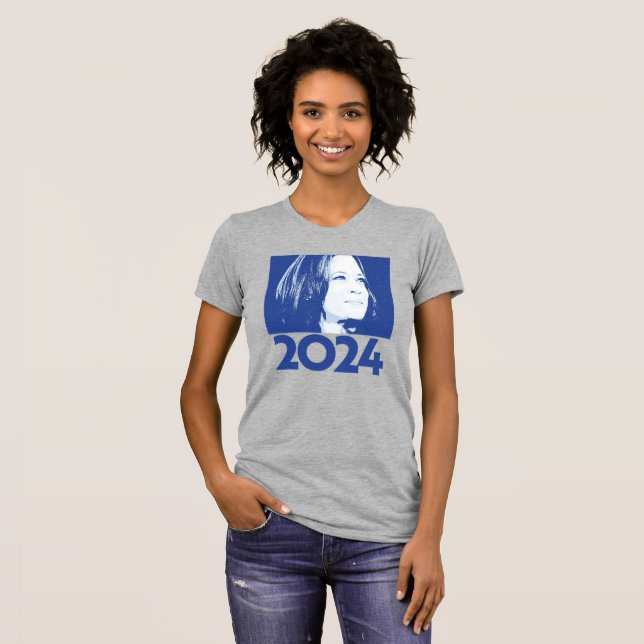 Kamala Harris 2024 T Shirt (Hel framsida)