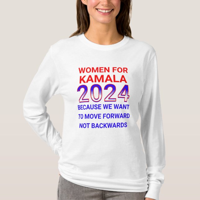 Kamala Harris 2024 T Shirt (Framsida)