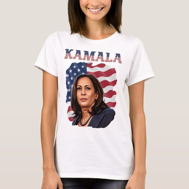 Kamala Harris 2024 T Shirt (Framsida)