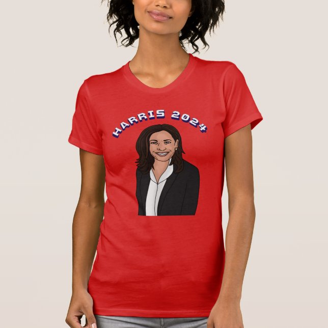Kamala Harris 2024 T Shirt (Framsida)