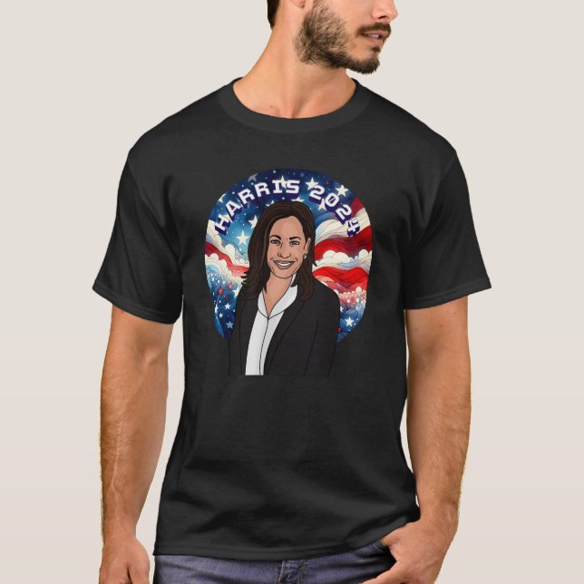 Kamala Harris 2024 T Shirt (Framsida)