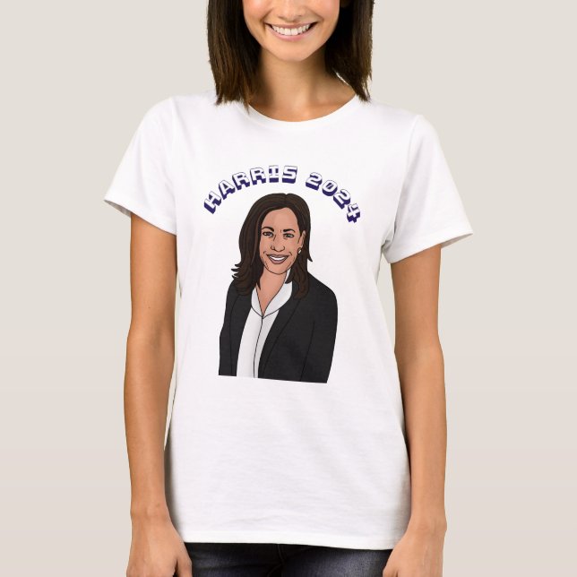 Kamala Harris 2024 T Shirt (Framsida)