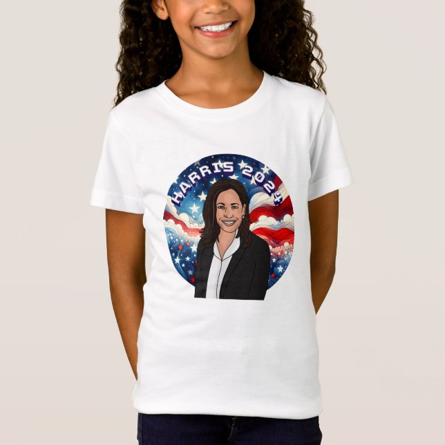 Kamala Harris 2024 T Shirt (Framsida)