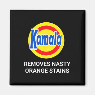 Kamala Harris 2024 Tar bort Roligten Nasty Orange Magnet