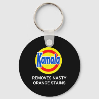 Kamala Harris 2024 Tar bort Roligten Nasty Orange Nyckelring