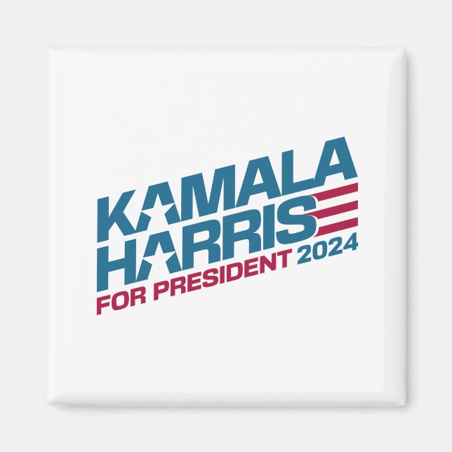 Kamala Harris 2024 till president Kampanj Magnet (Framsidan)