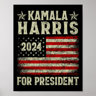 Kamala Harris 2024 till president Kampanj Poster