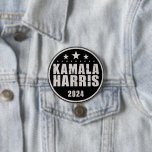 Kamala Harris 2024 till president Retro-valet Knapp<br><div class="desc">Kamala Harris 2024 för val av president Retro Button</div>