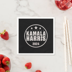 Kamala Harris 2024 till president Retro-valet Pappersservett