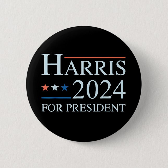 Kamala Harris 2024 Till talman Knapp (Framsida)