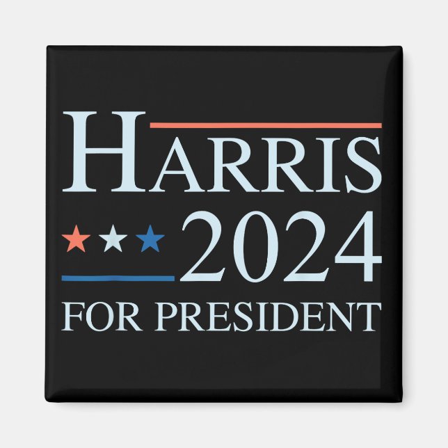 Kamala Harris 2024 Till talman Magnet (Framsidan)