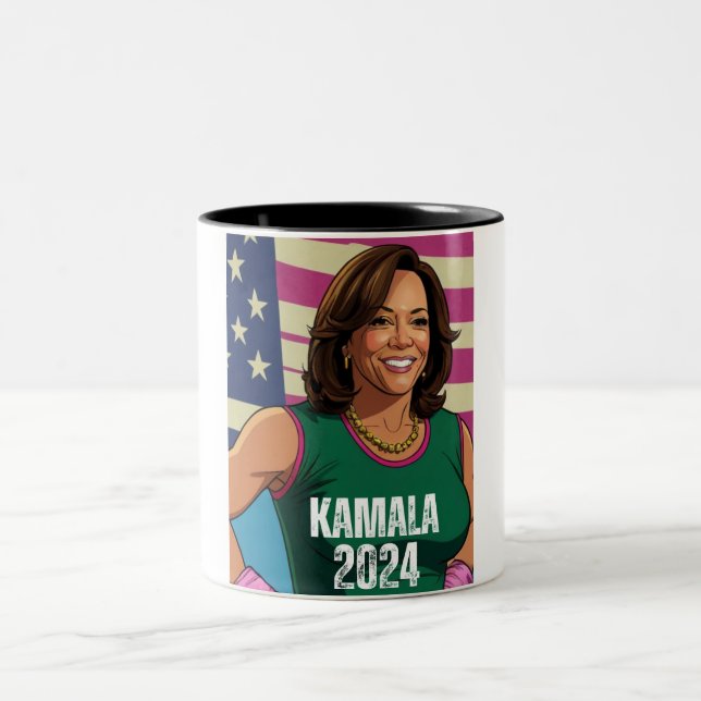 KAMALA HARRIS 2024 Två-Tonad MUGG (Center)