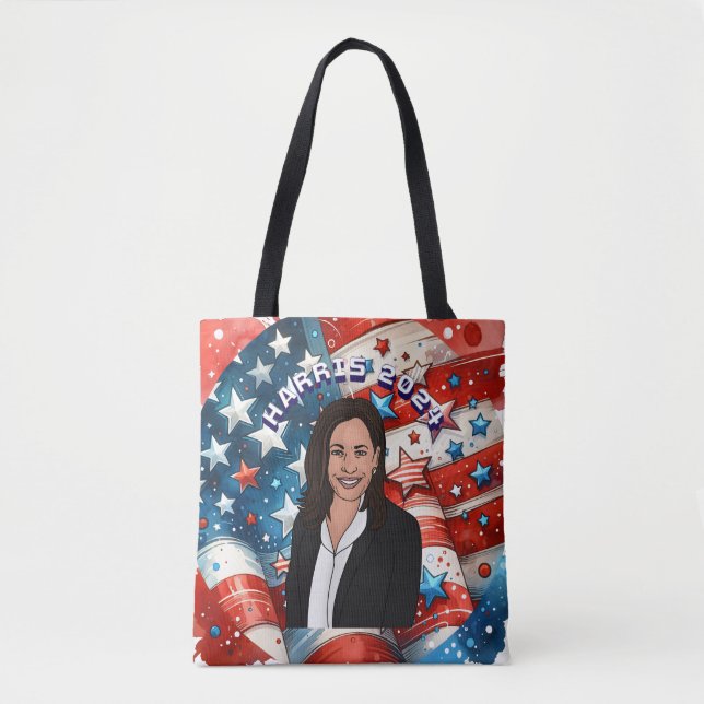 Kamala Harris 2024 Tygkasse (Framsida)