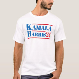 Kamala Harris 2024 Val American flagga T Shirt