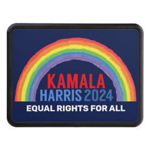Kamala Harris 2024 Val Regnbåge HBT TQ Dragkroksskydd