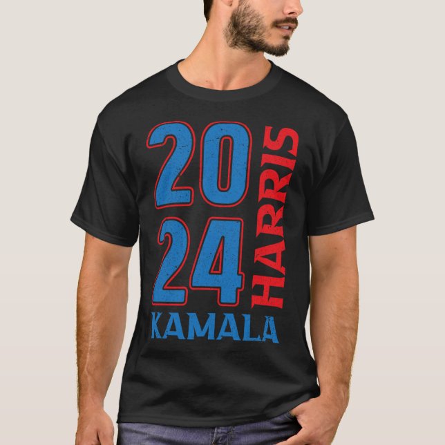 Kamala Harris 2024 Valet 2024  T Shirt (Framsida)