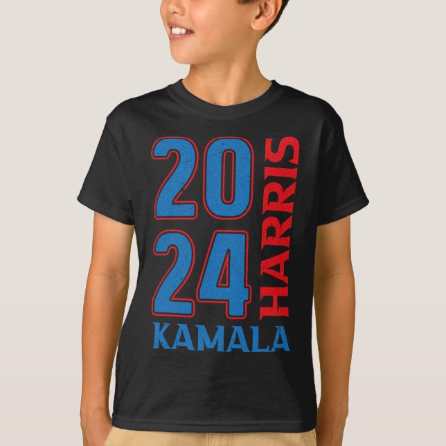 Kamala Harris 2024 Valet 2024  T Shirt (Framsida)