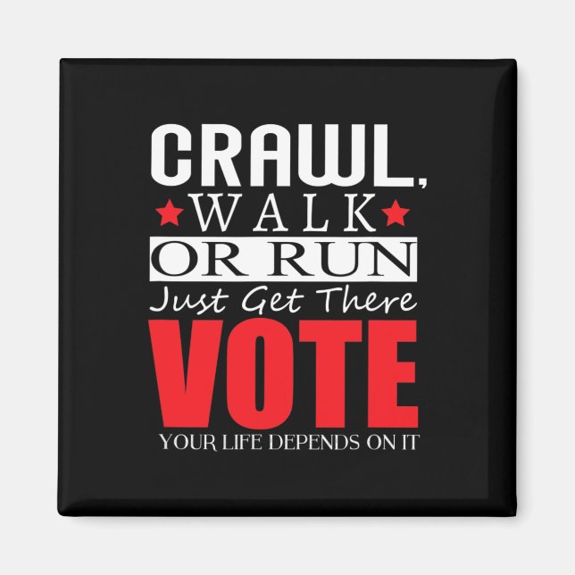 Kamala Harris 2024 Valets antitrump Magnet (Framsidan)