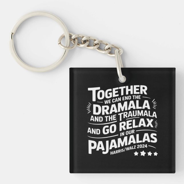 Kamala Harris 2024 Vi kan stoppa Dramala Traumala (Framsidan)