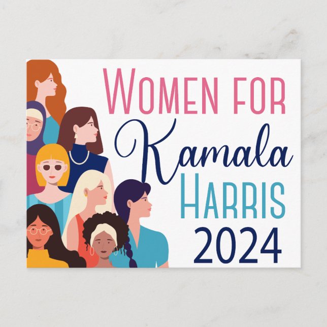 Kamala Harris 2024 Vykort (Framsida)