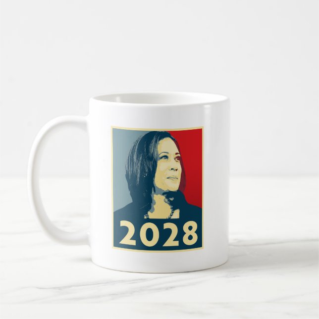 Kamala Harris 2028 Hope Kaffemugg (Vänster)