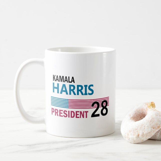 Kamala Harris 2028 Kaffemugg (Med munk)