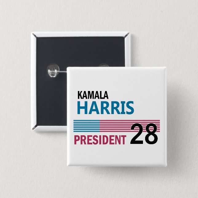 Kamala Harris 2028 Knapp (Framsida & baksida)