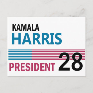 Kamala Harris 2028 Vykort