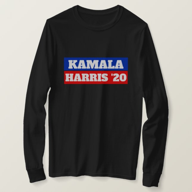 Kamala Harris "20 in Red, White and Blue" T Shirt (Design framsida)