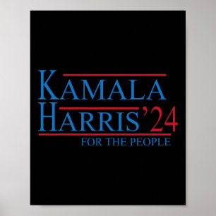 Kamala Harris 24 för folkvalet 2024 Poster
