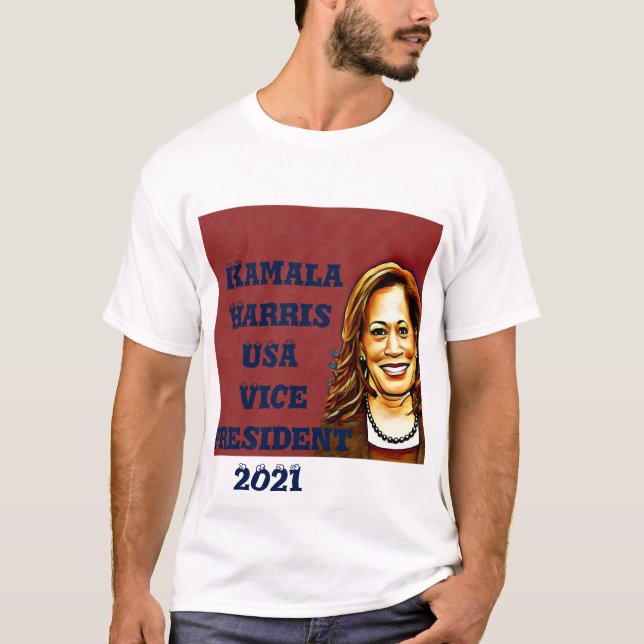 Kamala Harris 46:e Vicen-Talare_ T Shirt (Framsida)