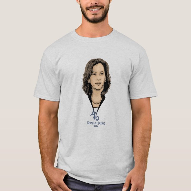 Kamala Harris 46 T-shirt (Framsida)