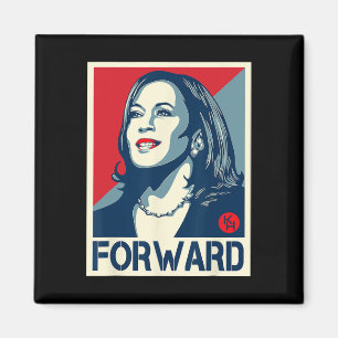 Kamala Harris 47:e president Amerika 2024 Val Magnet