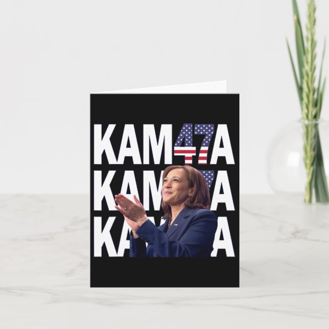Kamala Harris 47:e president i USA Kort (Framsida)